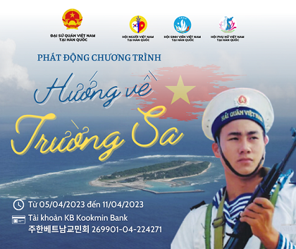 Người Việt tại Hàn Quốc phát động chương trình 'Hướng về Trường Sa 2023'