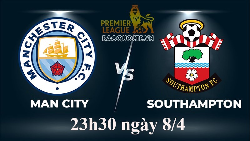 Link xem trực tiếp Man City vs Southampton (23h30 ngày 8/4/2023) vòng 30 Ngoại hạng Anh 2022/2023