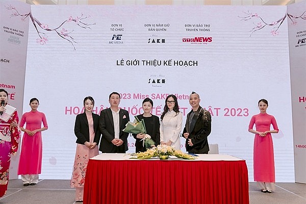 Khởi động sự kiện 2023 Miss SAKE Vietnam, chào mừng 50 năm thiết lập quan hệ ngoại giao Việt Nam - Nhật Bản