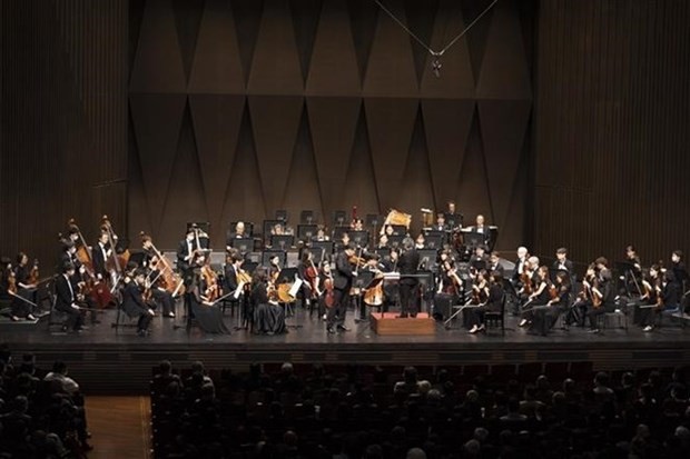 A special concert is held to celebrate the 50th anniversary of the establishment of diplomatic relations between Vietnam and Japan in Sakai city, Osaka prefecture. (Source: VNA)