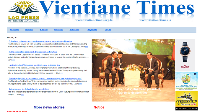 Truyền thông Lào đánh giá cao kết quả chuyến thăm của Chủ tịch nước Võ Văn Thưởng
