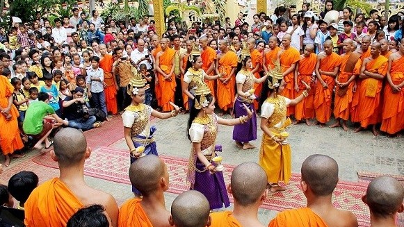 Đặc sắc những ngày Tết Chol Chnam Thmay của đồng bào Khmer
