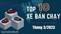 Top 10 xe ô tô bán chạy tháng 3/2023: Mitsubishi Xpander chiếm đỉnh bảng