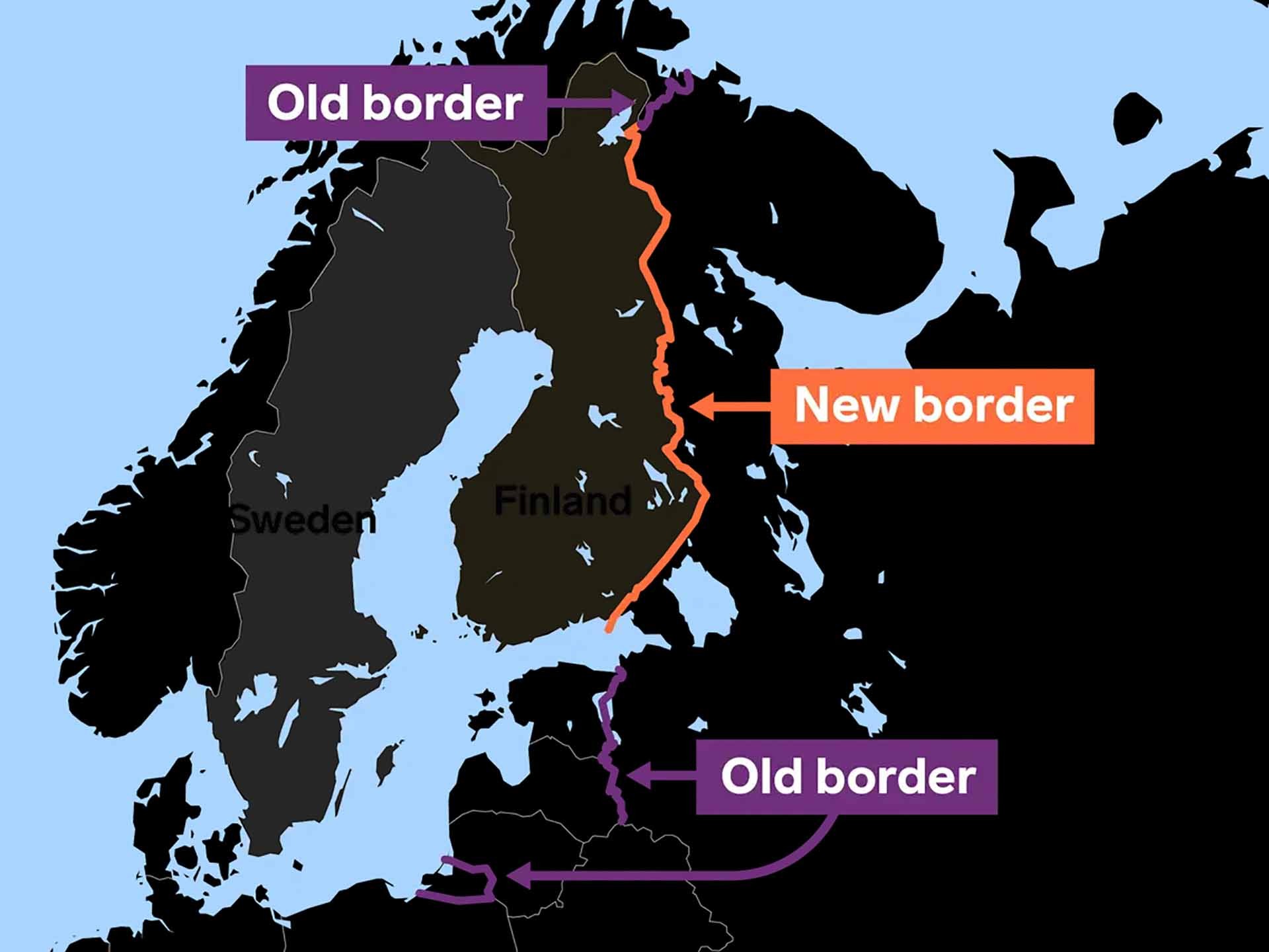 Biên giới giữa NATO và Nga dài gấp đôi sau khi Phần Lan gia nhập NATO (Nguồn: Business Insider)