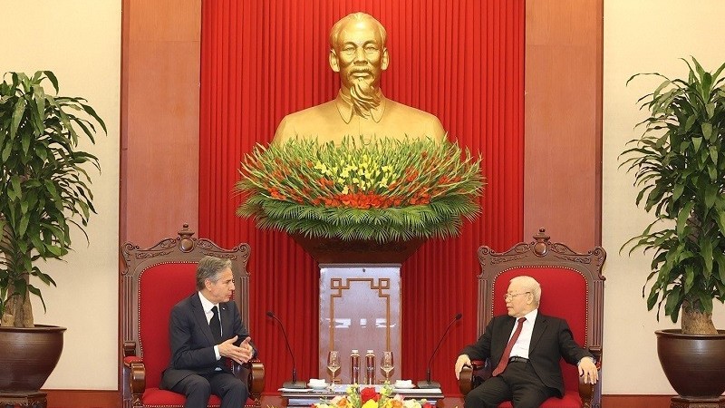 Tổng Bí thư Nguyễn Phú Trọng đánh giá cao sự phát triển quan hệ Việt Nam-Hoa Kỳ