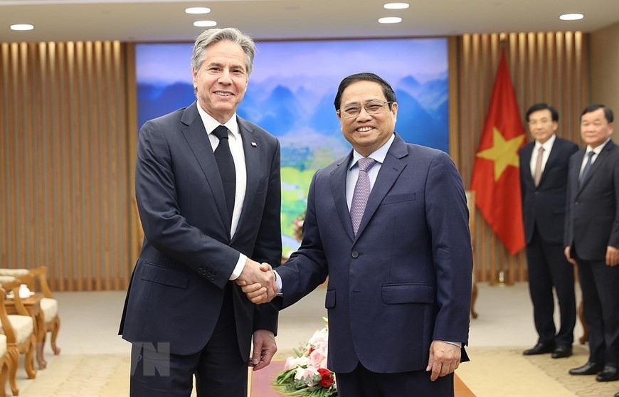 Nhìn lại chuyến thăm Việt Nam đặc biệt ấn tượng của Ngoại trưởng Hoa Kỳ Antony Blinken Nhìn lại chuyến thăm Việt Nam đặc biệt ấn tượng của Ngoại trưởng Hoa Kỳ Antony Blinken