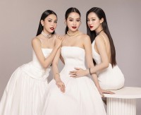 Top 3 Hoa hậu Việt Nam 2022 thăng hạng nhan sắc và phong cách trong bộ ảnh chụp chung