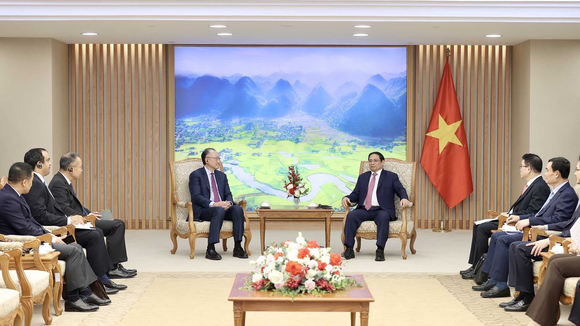 Thủ tướng Phạm Minh Chính tiếp Phó Chủ tịch Quỹ Đối tác cơ sở hạ tầng toàn cầu
