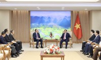 Thủ tướng Phạm Minh Chính tiếp Phó Chủ tịch Quỹ Đối tác cơ sở hạ tầng toàn cầu