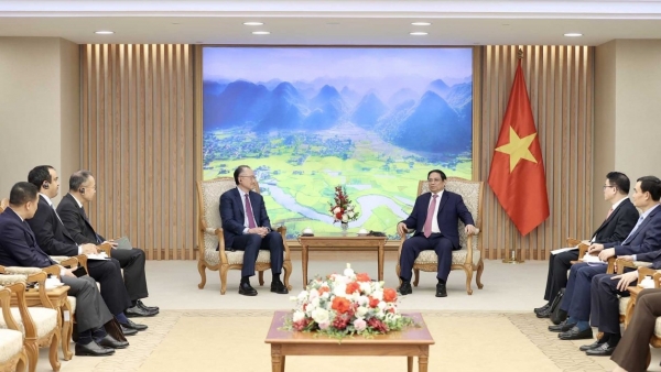 Prime Minister Pham Minh Chinh hosts Vice Chairman of Global Infrastructure Partner