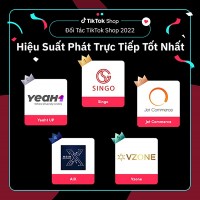 SINGO trở thành đối tác có hiệu suất livestream tốt nhất của TikTok Shop năm 2022