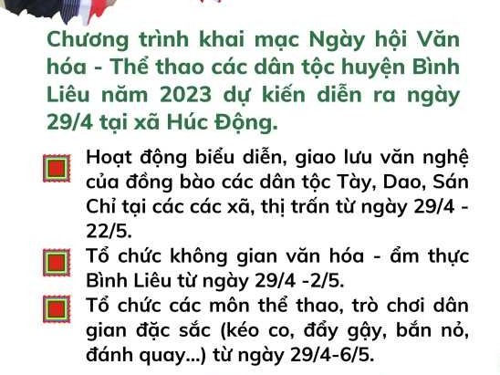 Quảng Ninh: Ngày hội Văn hóa-Thể thao các dân tộc huyện Bình Liêu