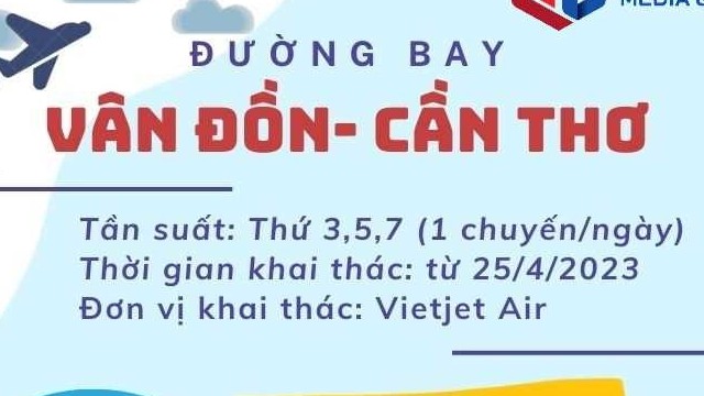 Sắp chính thức khai trương đường bay thẳng Quảng Ninh-Cần Thơ