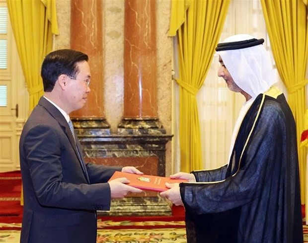 President Vo Van Thuong receives Ambassadors of UAE, Sri Lanka, Chile