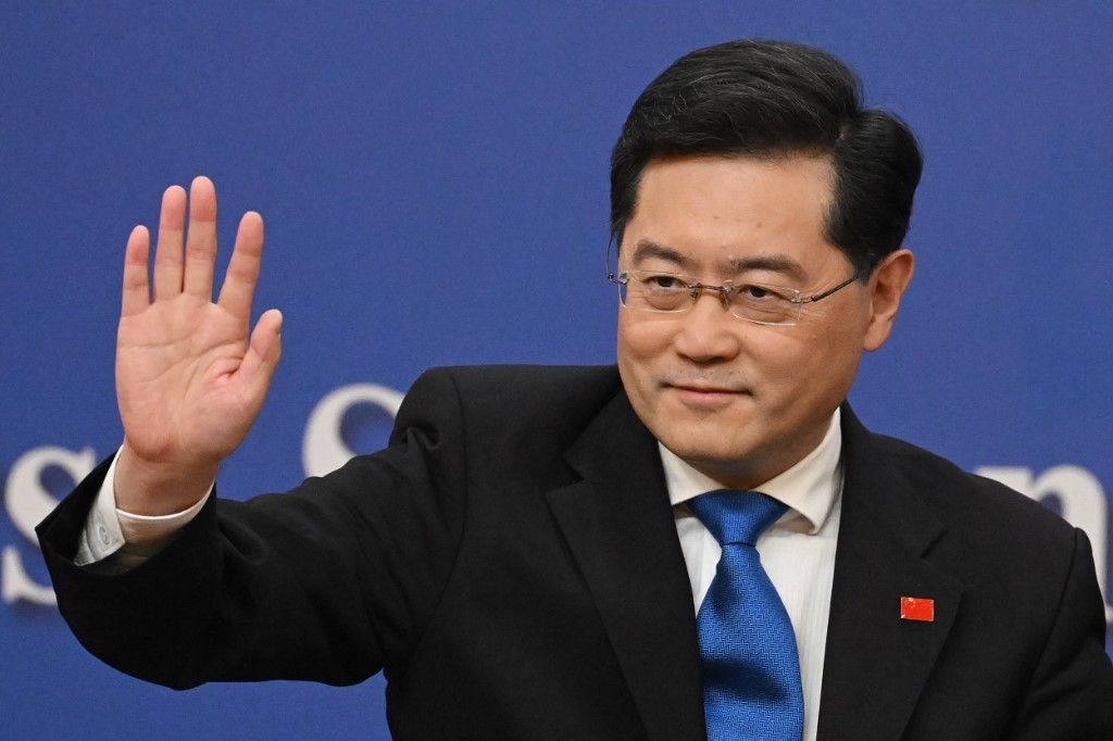 Ngoại trưởng Trung Quốc Tần Cương. (Nguồn: AFP)
