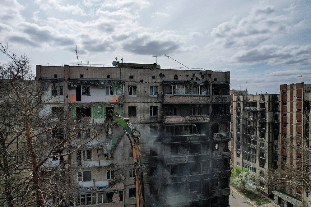 (04.20) Thành phố Bakhmut tiếp tục là điểm nóng chiến lược trong xung đột Nga-Ukraine. (Nguồn: Reuters)