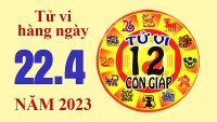 Tử vi hôm nay, xem tử vi 12 con giáp ngày 22/4/2023: Tuổi Sửu quan hệ xã giao tiến triển thuận lợi