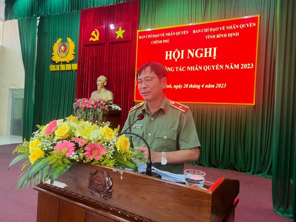 Thiếu tướng Nguyễn Văn Kỷ, Phó Chánh Văn phòng thường trực Ban Chỉ đạo Nhân quyền. (Nguồn: BCĐNQ)