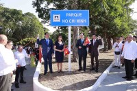 Cuba đổi tên công viên Hòa bình ở thủ đô La Habana thành công viên Hồ Chí Minh