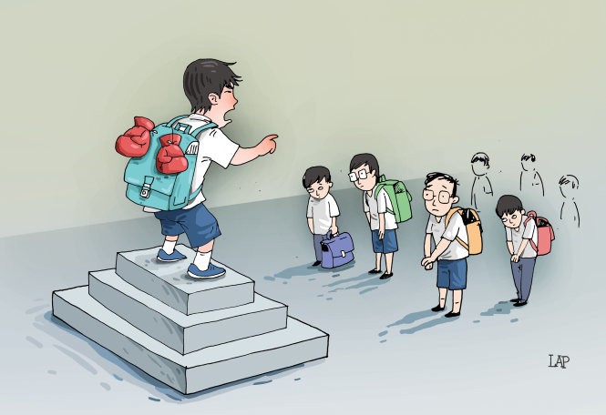 Bạo lực học đường: Không thể để nhà trường 'đơn độc'
