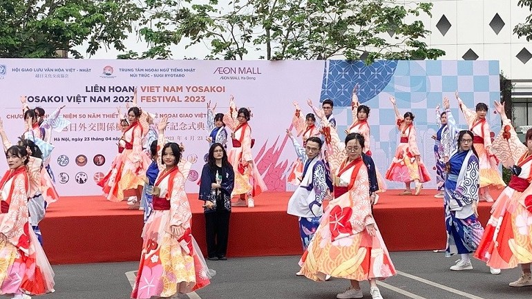 Sôi động Liên hoan Yosakoi lần đầu tiên được tổ chức tại Việt Nam