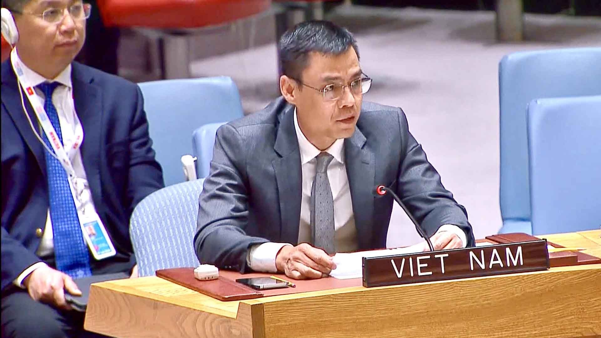 Việt Nam nhấn mạnh tất cả các quốc gia phải có trách nhiệm tuân thủ Hiến chương LHQ và luật pháp quốc tế