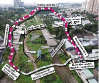TP. Hồ Chí Minh: Giá đất bồi thường dự án Vành đai 3 nơi nào cao nhất?