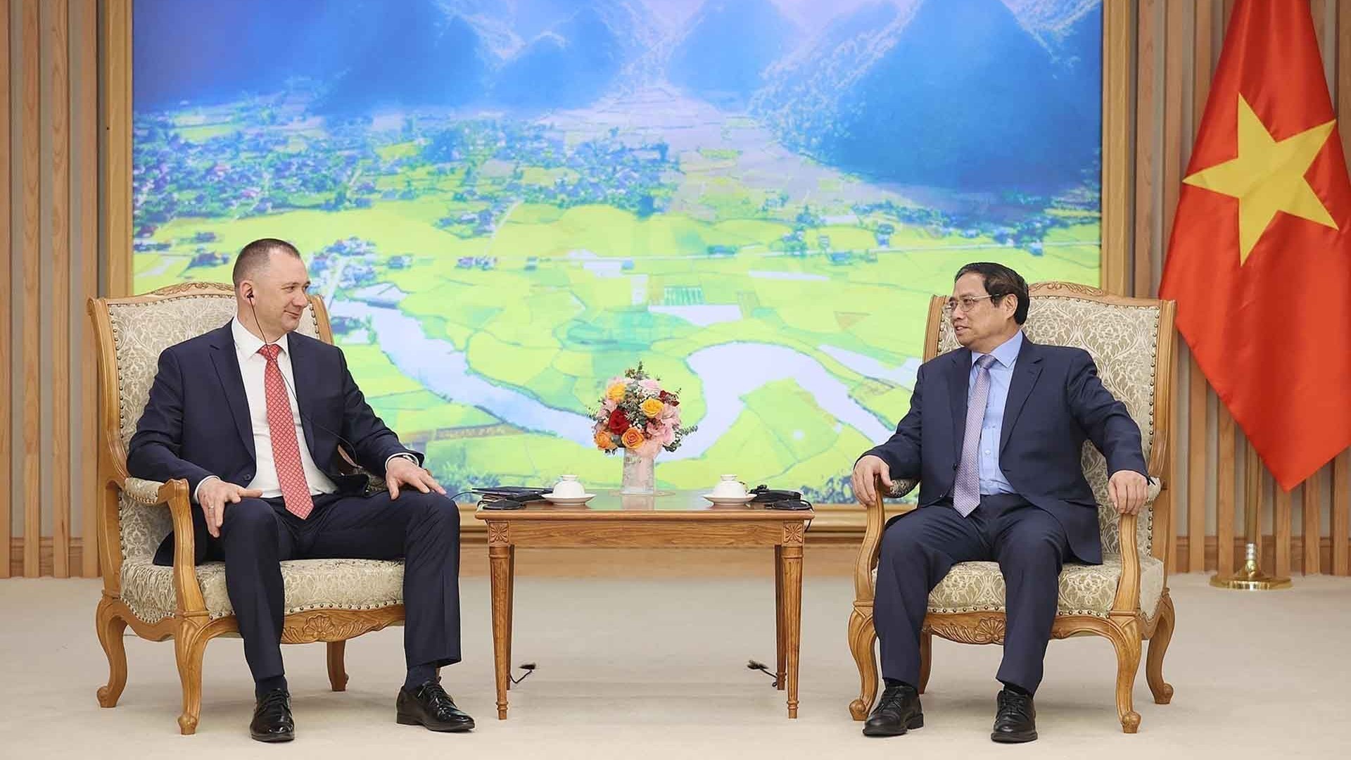 Thủ tướng Phạm Minh Chính tiếp Bộ trưởng Bộ Nội vụ Cộng hòa Belarus