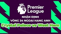 Nhận định, soi kèo Crystal Palace vs West Ham, 18h30 ngày 29/4 - Vòng 34 Ngoại hạng Anh