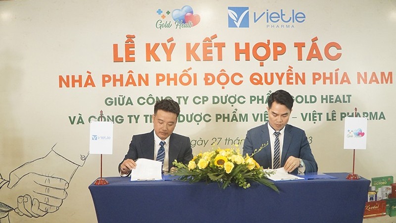 Goldhealt Pharma và Việt Lê Pharma hợp tác phân phối thực phẩm bảo vệ sức khỏe