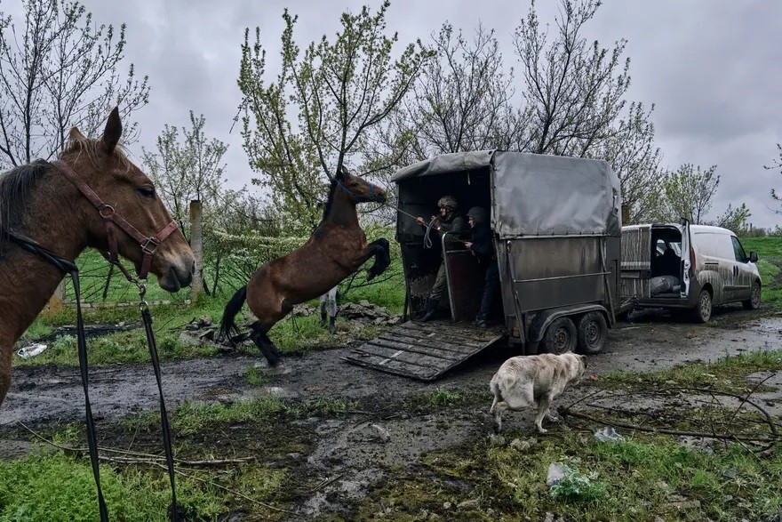 Ảnh ấn tượng tuần (24-30/4): Ukraine tập trận sát biên giới Belarus, Nga ‘khoe’ bệ phóng tên lửa đạn đạo Yars, Tổng thống Hàn Quốc hát ở Nhà Trắng