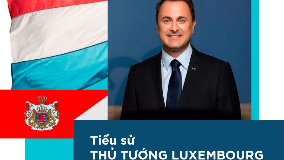 Tiểu sử Thủ tướng Đại công quốc Luxembourg Xavier Bettel