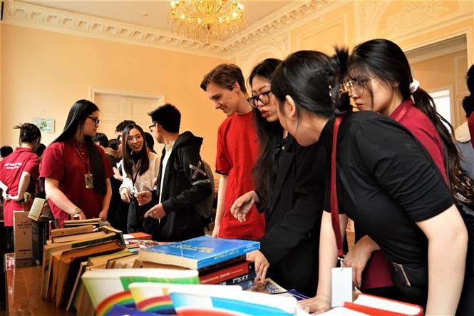 Sự kiện thu hút đông đảo sinh viên Việt Nam và sinh viên Nga tham gia. Ảnh: Duy Trinh - Pv TTXVN tại LB Nga