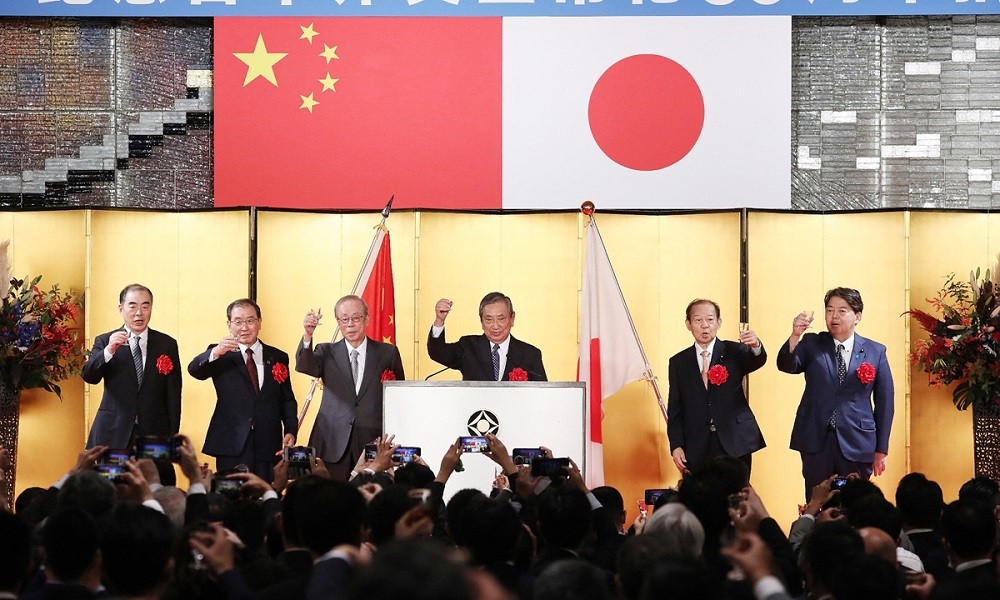 (05.03) Nhật Bản và Trung Quốc vừa kỷ niệm 50 năm thiết lập quan hệ ngoại giao tháng 9/2022. (Nguồn: VCG)