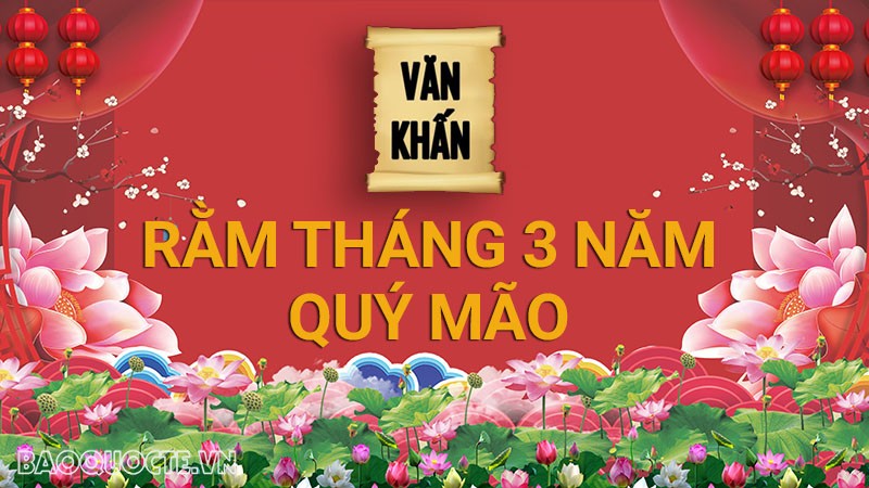 Văn khấn rằm tháng 3 Âm lịch năm Quý Mão, bài cúng gia tiên và thổ công chuẩn nhất