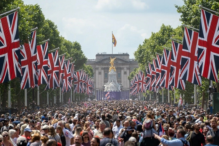 (05.04) Dự kiến, hàng triệu người sẽ có mặt tại London để theo dõi Lễ đăng quang của Vua Charles III. (Nguồn: Shutterstock)