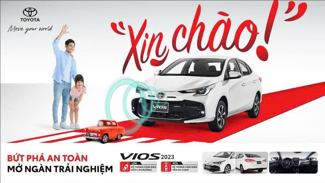 Toyota Vios 2023 sắp được trình làng tại Việt Nam