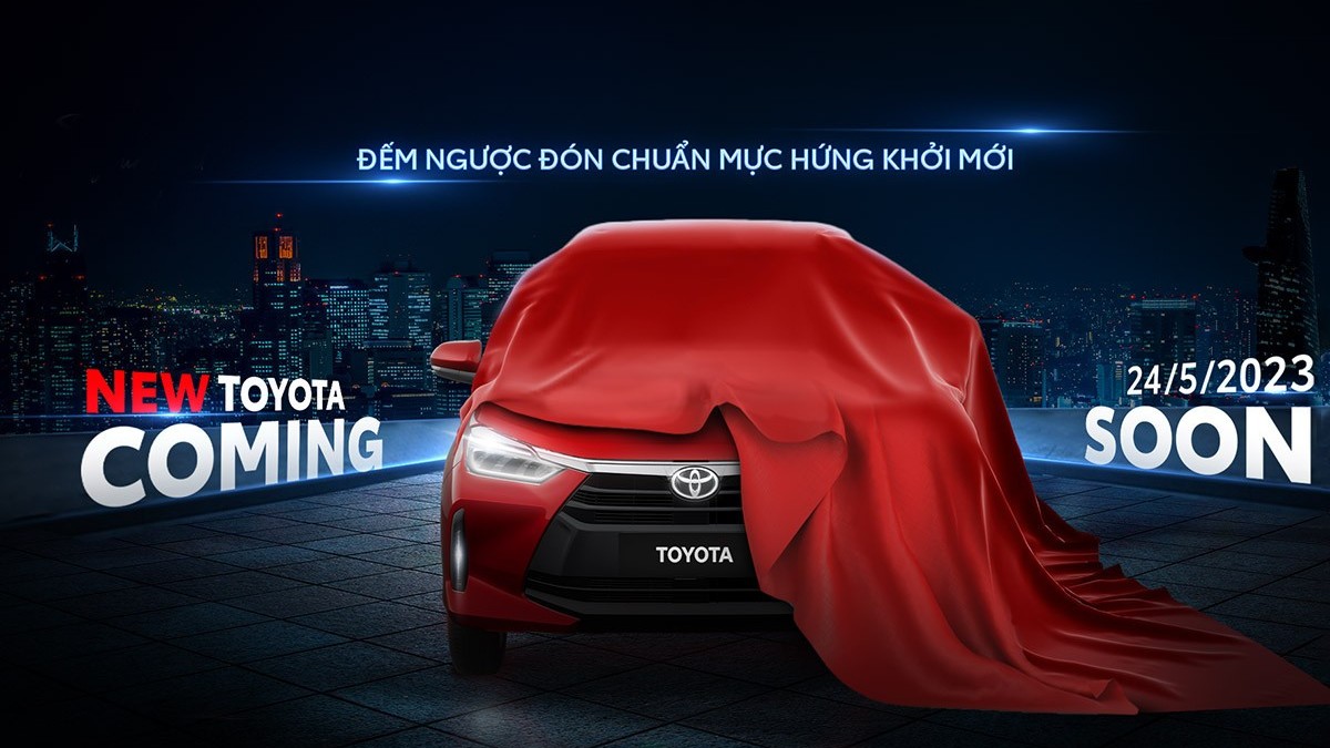 Toyota Wigo 2023 sắp ra mắt thị trường Việt Nam vào ngày 24/5