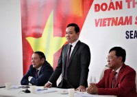 SEA Games 32: Phó Thủ tướng Trần Lưu Quang động viên tinh thần thi đấu của đoàn thể thao Việt Nam