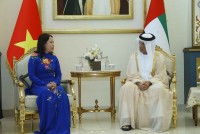 Phó Chủ tịch nước hội kiến Tiểu vương Ras Al Khaimah và tiếp Bộ trưởng Kinh tế UAE
