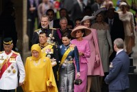 Gia đình Hoàng gia và lãnh đạo các nước đến dự lễ đăng quang của Vua Charles III