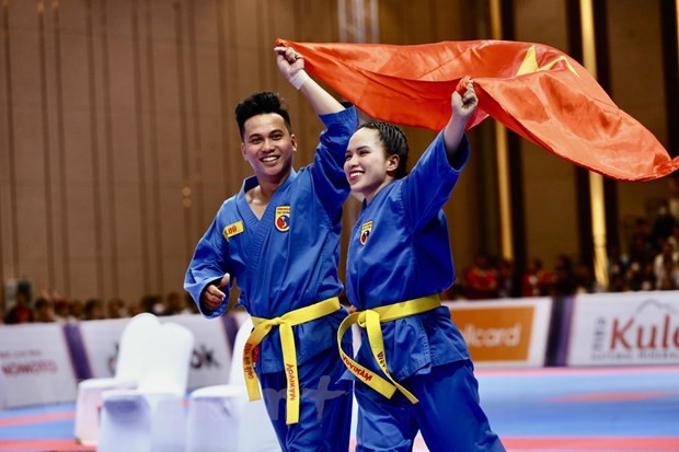 Karate và vovinam thi đấu thành công, thể thao Việt Nam vươn lên vị trí thứ 3 tại SEA Games 32