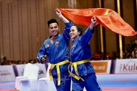 Karate, Vovinam thi đấu thành công, thể thao Việt Nam vươn lên vị trí thứ 3 tại SEA Games 32