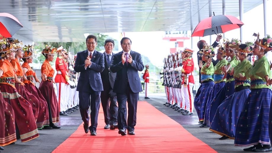 Ý nghĩa của ‘Tiba Meka’ - Điệu múa truyền thống chào đón Thủ tướng Phạm Minh Chính đến Labuan Bajo dự Cấp cao ASEAN 42