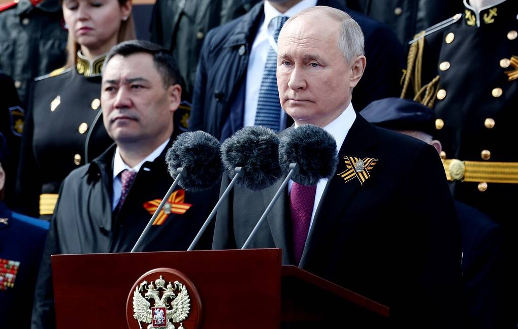 Tổng thống Putin nói 'cuộc chiến thực sự' nhằm vào Nga đã nổ ra nhưng Moscow muốn ổn định và hòa bình. (Nguồn: TASS)
