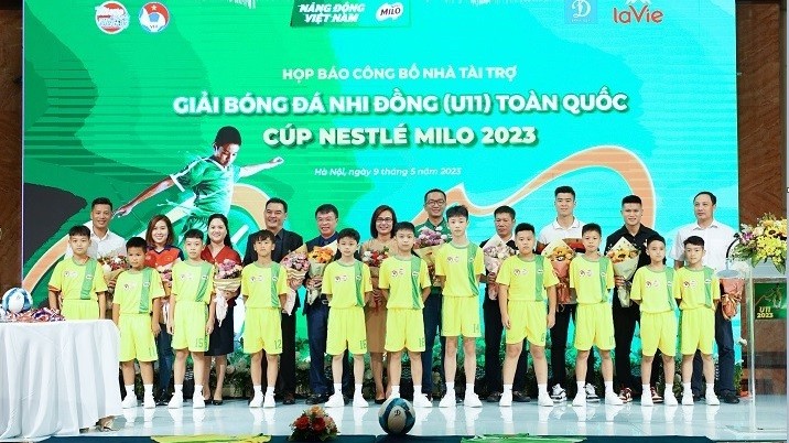 50 đội bóng dự Giải Bóng đá Nhi đồng U11 toàn quốc