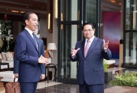 ASEAN 42: Thủ tướng Phạm Minh Chính gặp Tổng thống Indonesia Joko Widodo
