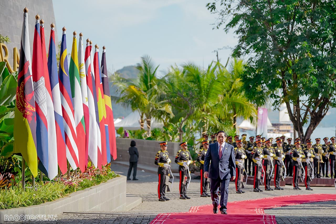 Thủ tướng Phạm Minh Chính dự lễ khai mạc Hội nghị cấp cao ASEAN 42 tại Labuan Bajo, Indonesia