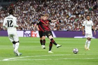 Real Madrid vs Man City: HLV Carlo Ancelotti 'phàn nàn' trọng tài về bàn gỡ hòa của Kevin de Bruyne