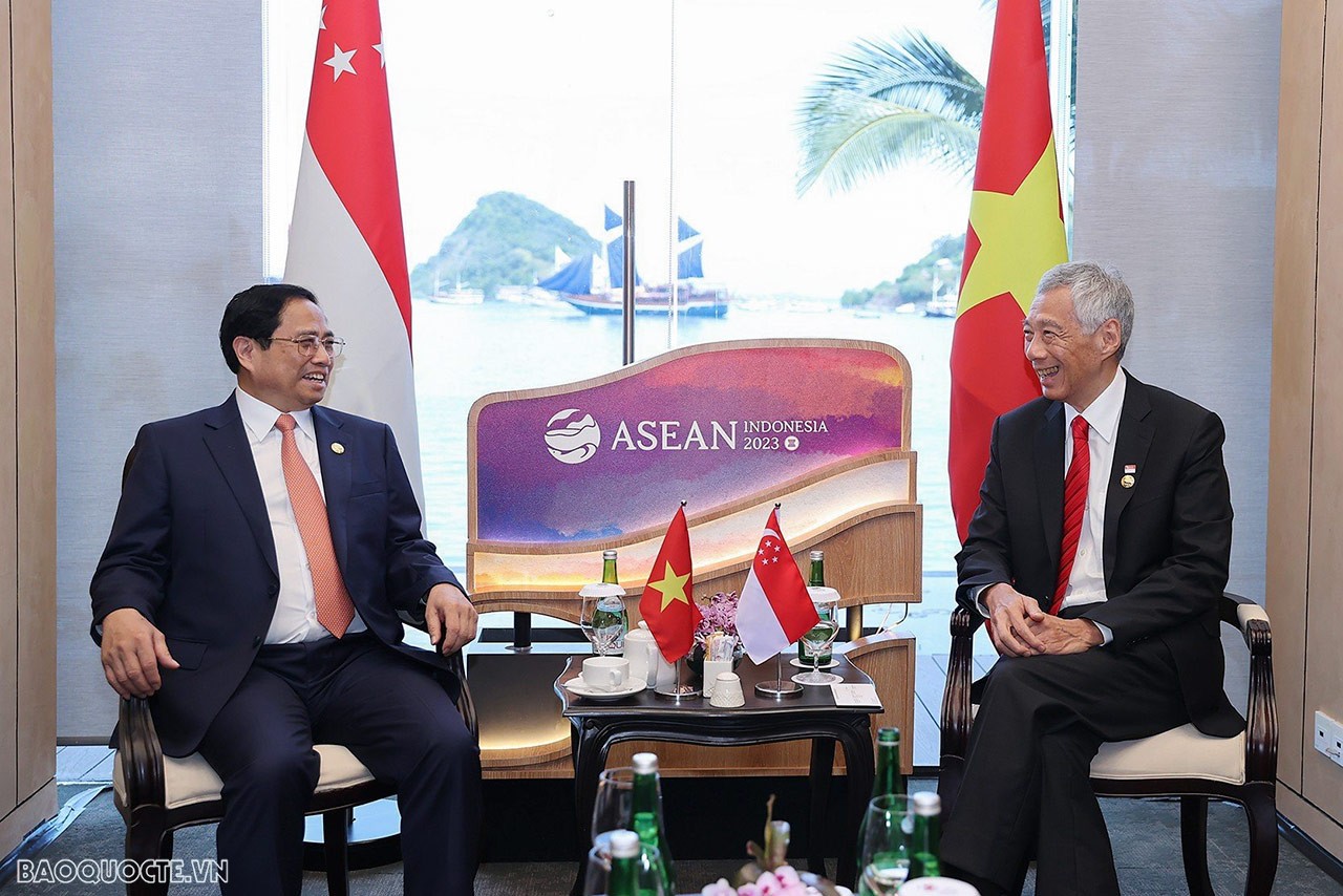 ASEAN 42: Việt Nam-Singapore nhất trí sớm thống nhất bổ sung, sửa đổi, nâng cấp Hiệp định khung Kết nối hai nền kinh tế